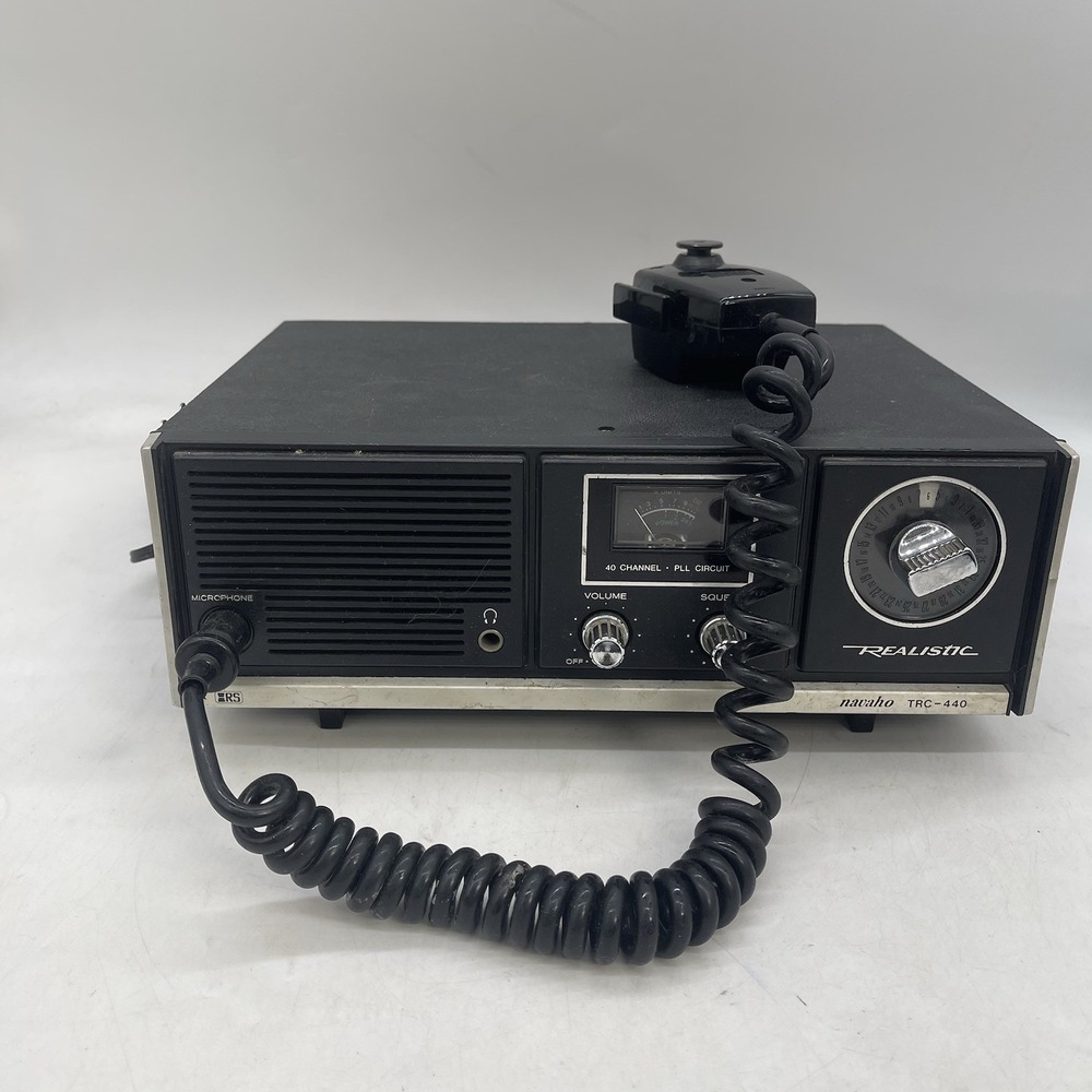 Realistic TRC-440 40 Channel Base Station CB Radio Untested Macaho